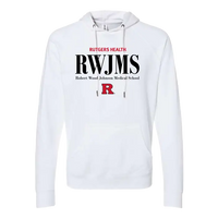 RWJMS Lightweight Loopback Terry Hooded Sweatshirt Robert Wood Johnson Medical School