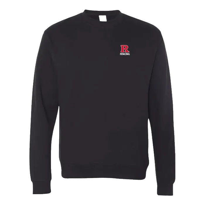 Fencing Unisex Midweight Crewneck Sweatshirt Rutgers Fencing