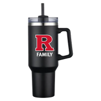 Rutgers Family Beluga 40 oz. Vacuum Insulated Tumbler Mug w/ Handle Rutgers Family
