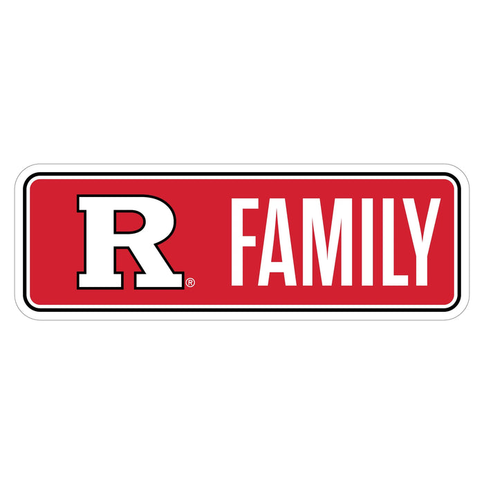 Rutgers Scarlet Knights Proud Die Cut Decal Officially Licensed Collegiate Product R & R INC.