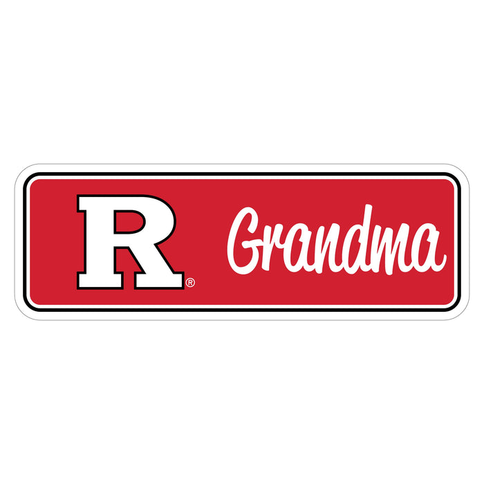 Rutgers Scarlet Knights Proud Die Cut Magnet Officially Licensed Collegiate Product