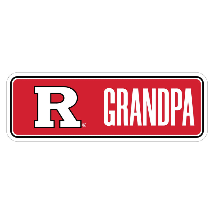 Rutgers Scarlet Knights Proud Die Cut Magnet Officially Licensed Collegiate Product R & R INC.