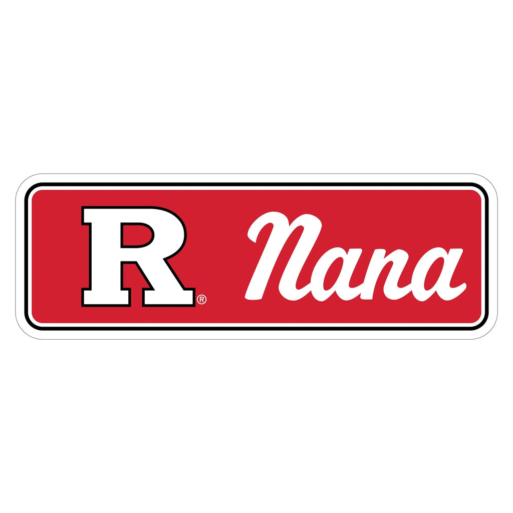 Rutgers Scarlet Knights Proud Die Cut Decal Officially Licensed Collegiate Product R & R INC.