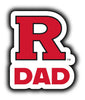 Rutgers Scarlet Knights 4-Inch Proud Dad NCAA - Durable School Spirit Vinyl Decal Perfect Gift for Dad R & R INC.