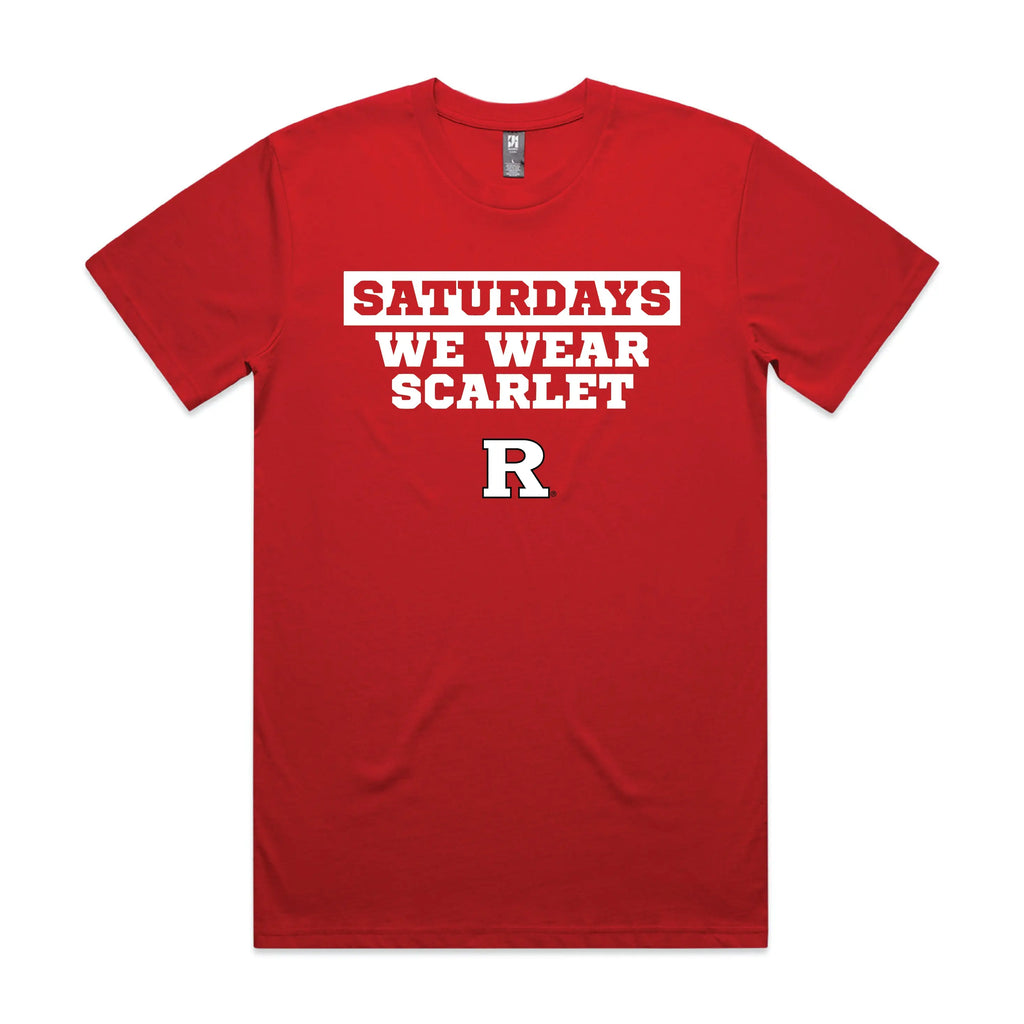 Saturdays, We Wear Scarlet T-Shirt Knight & Day Apparel