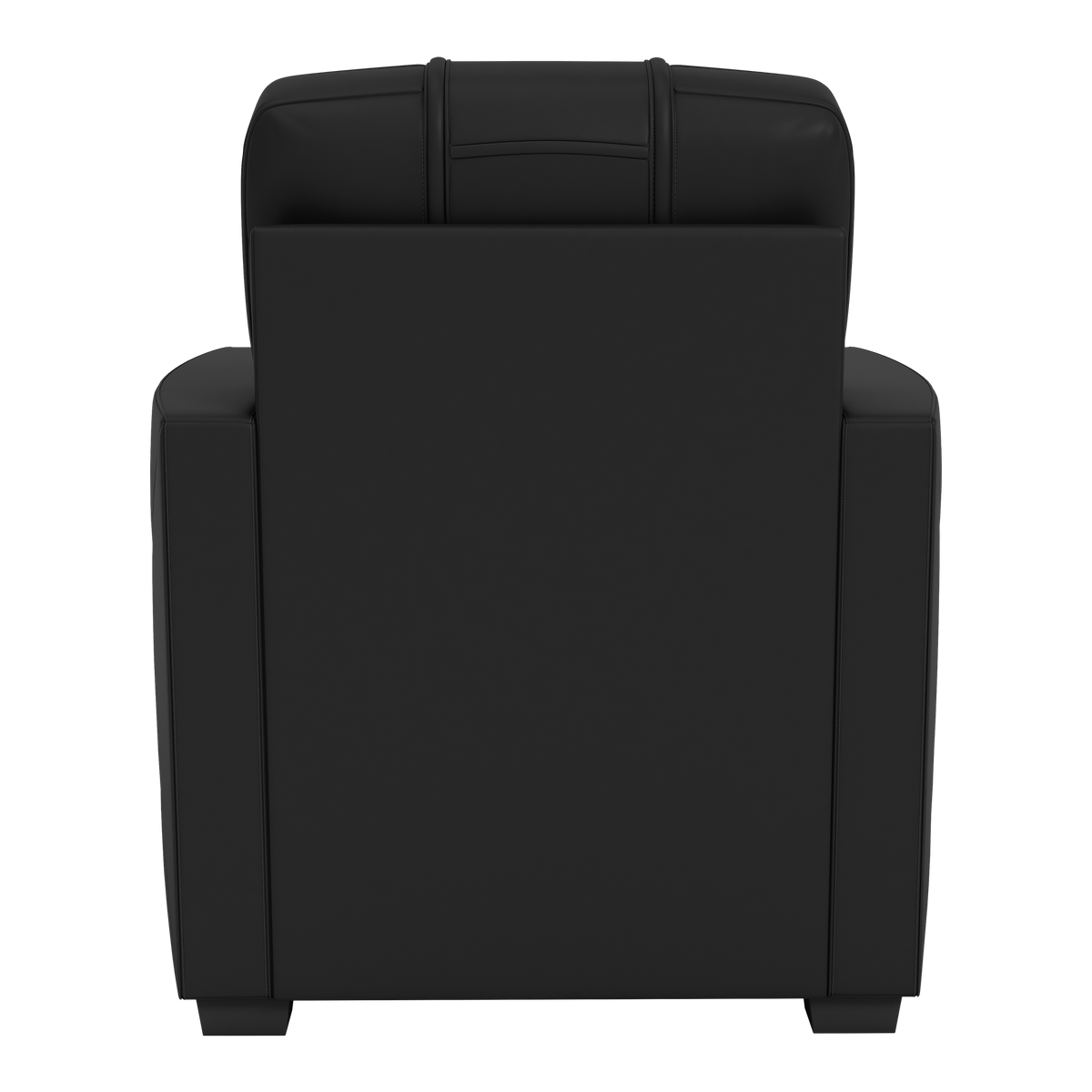Silver Club Chair with Rutgers Scarlet Knights White Logo