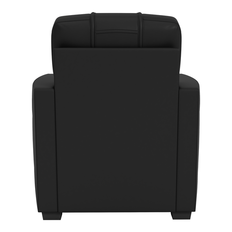 Silver Club Chair with Rutgers Scarlet Knights White Logo