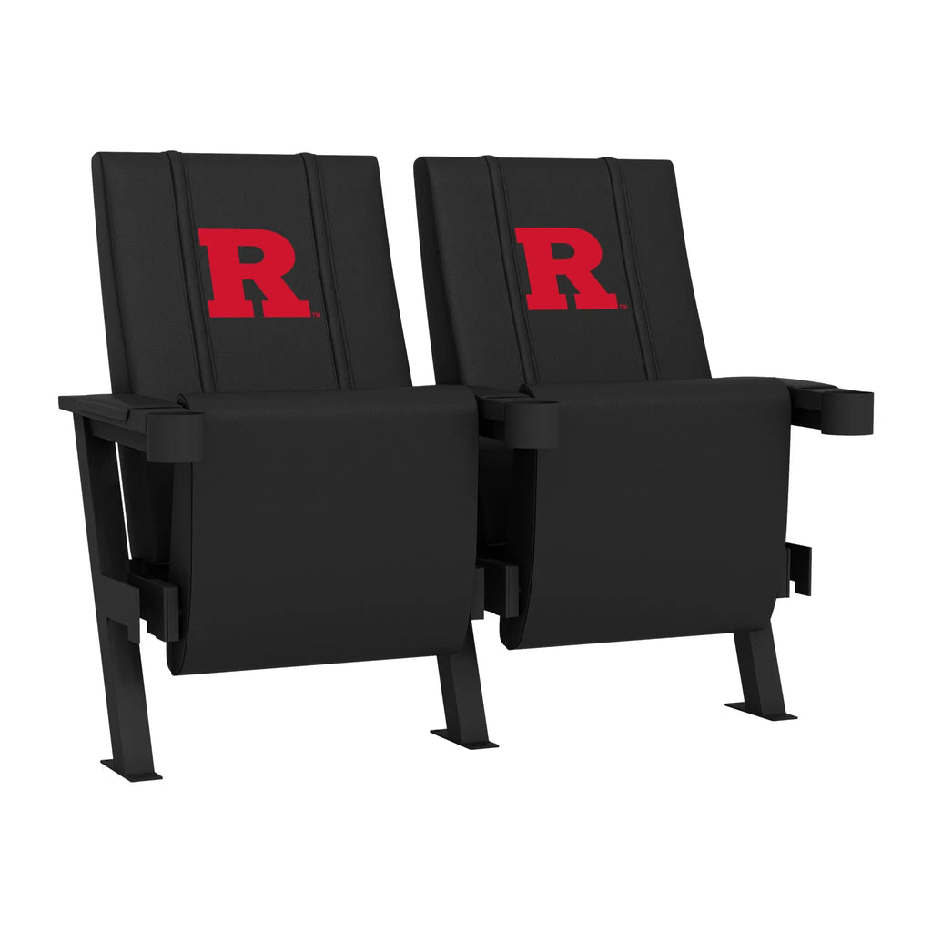 SuiteMax 3.5 VIP Seats with Rutgers Scarlet Knights Red R Logo Zipchair