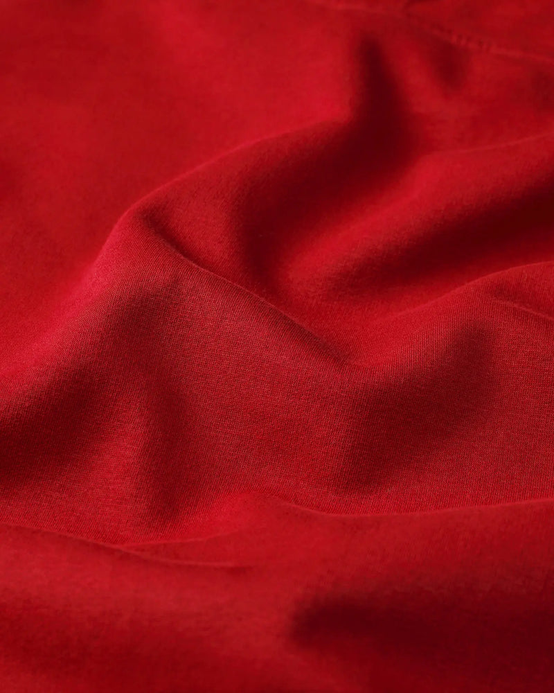 Comfort Fleece Hoodie - Red RUDIS