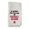 Football Season Rutgers State University Towel Kendrick Home