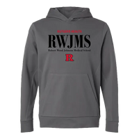RWJMS Hooded Tech Fleece Pullover Robert Wood Johnson Medical School
