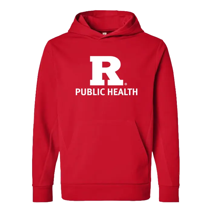 Public Health Unisex Squad Hooded Tech Fleece Pullover Rutgers Public Health