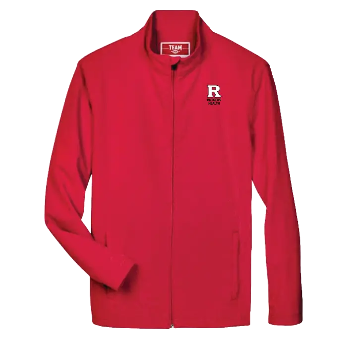 Newark Health Men's Leader Soft Shell Jacket Rutgers Newark Health