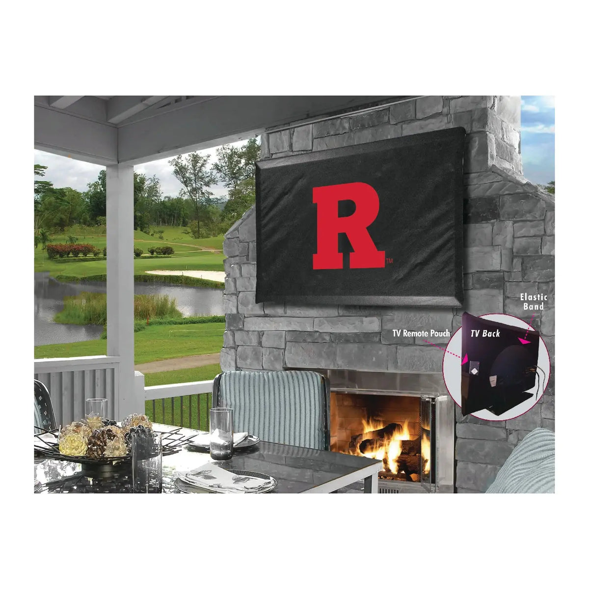 Rutgers TV Cover Holland Game Room