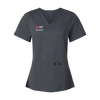 OTD Women's Cesi UltraSOFT­ Scrub V-Neck Top Rutgers OTD