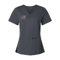 OTD Women's Cesi UltraSOFT­ Scrub V-Neck Top Rutgers OTD