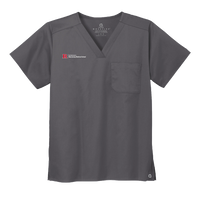 Chest Pocket Scrub V-Neck  Outerwear