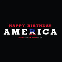 Happy Birthday America Unisex Midweight Hooded Sweatshirt USA 250 Collection