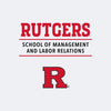 SMLR Lightweight Loopback Terry Hooded Sweatshirt School of Management & Labor Relations