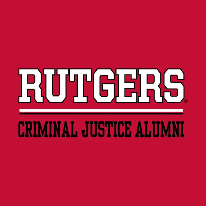 Criminal Justice Unisex Fine Jersey T-Shirt Rutgers Criminal Justice