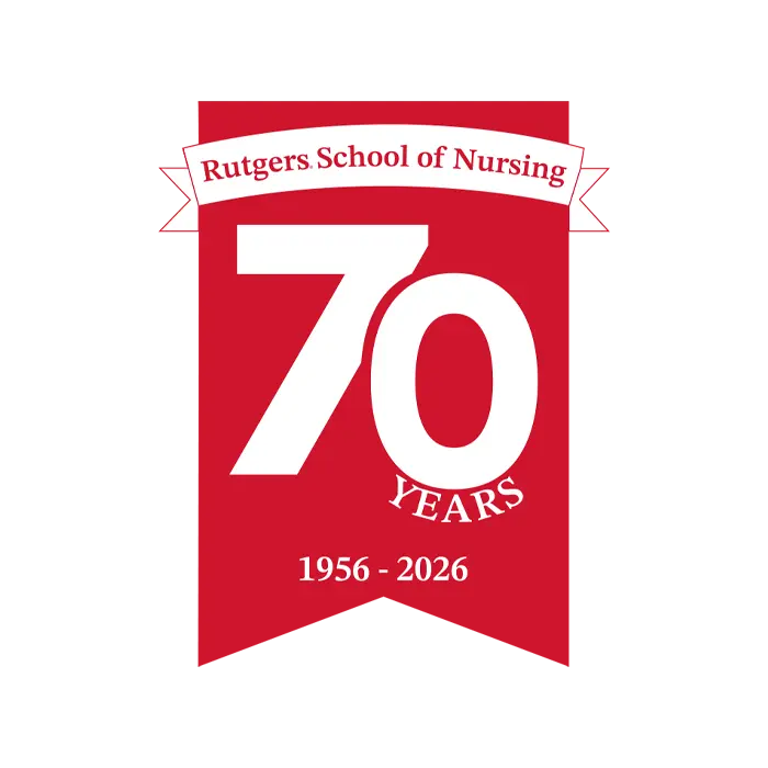 70th Anniversary of Nursing Unisex Fine Jersey T-Shirt Rutgers School of Nursing