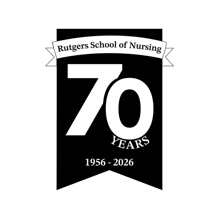 70th Anniversary of Nursing Unisex Fleece Crewneck Sweatshirt Rutgers School of Nursing
