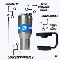 Rutgers 40oz Stainless Steel Tumbler GameTime Sidekicks