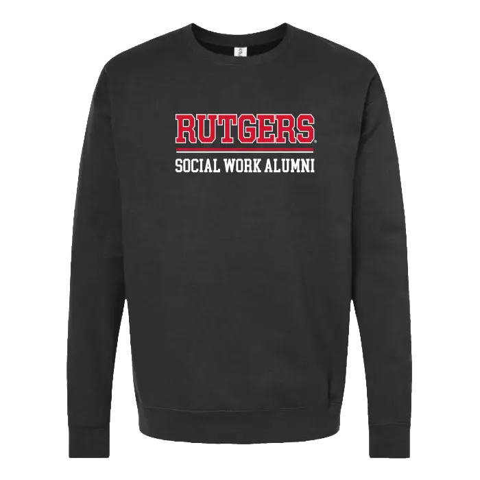 Unisex Fleece Crewneck Sweatshirt Rutgers SSW