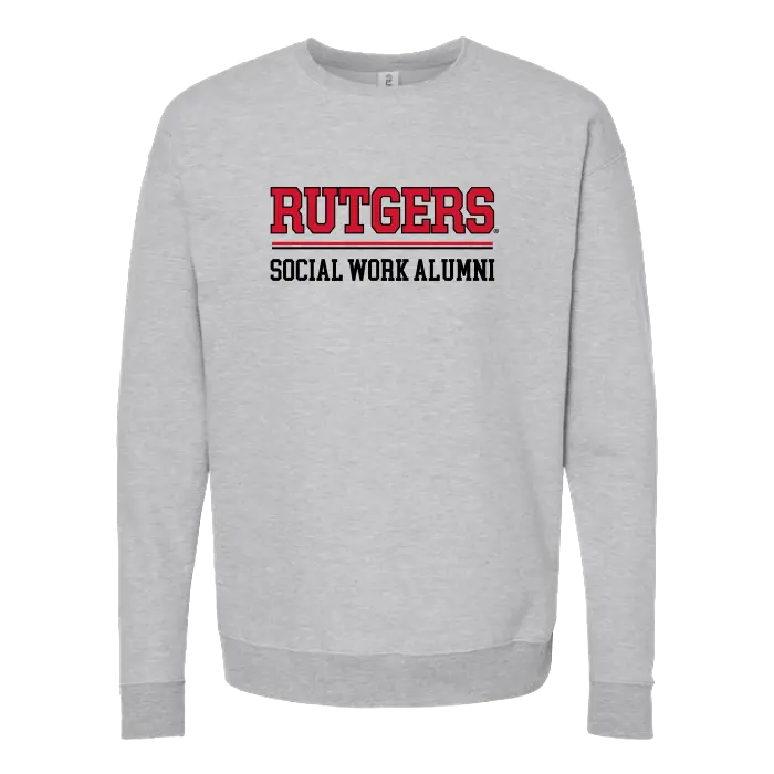 Unisex Fleece Crewneck Sweatshirt Rutgers SSW