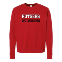 Unisex Fleece Crewneck Sweatshirt Rutgers SSW