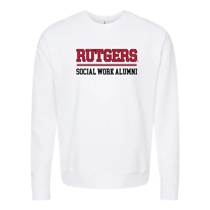 Unisex Fleece Crewneck Sweatshirt Rutgers SSW