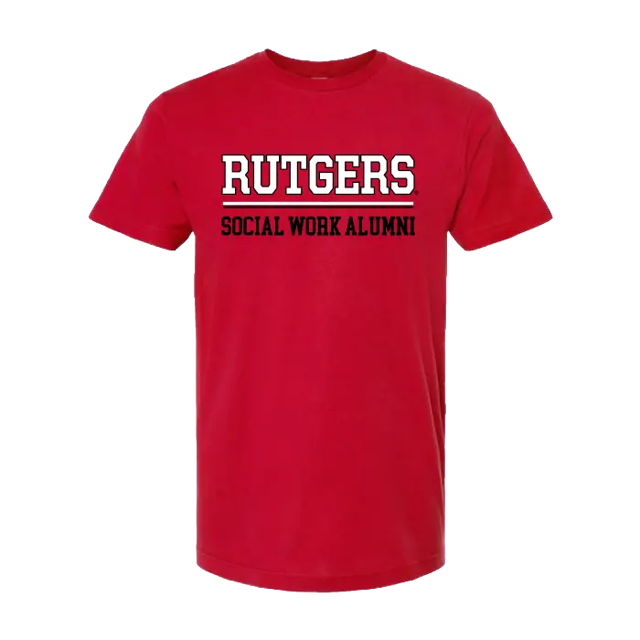 Alumni Short Sleeve Fine Jersey T-Shirt Rutgers SSW
