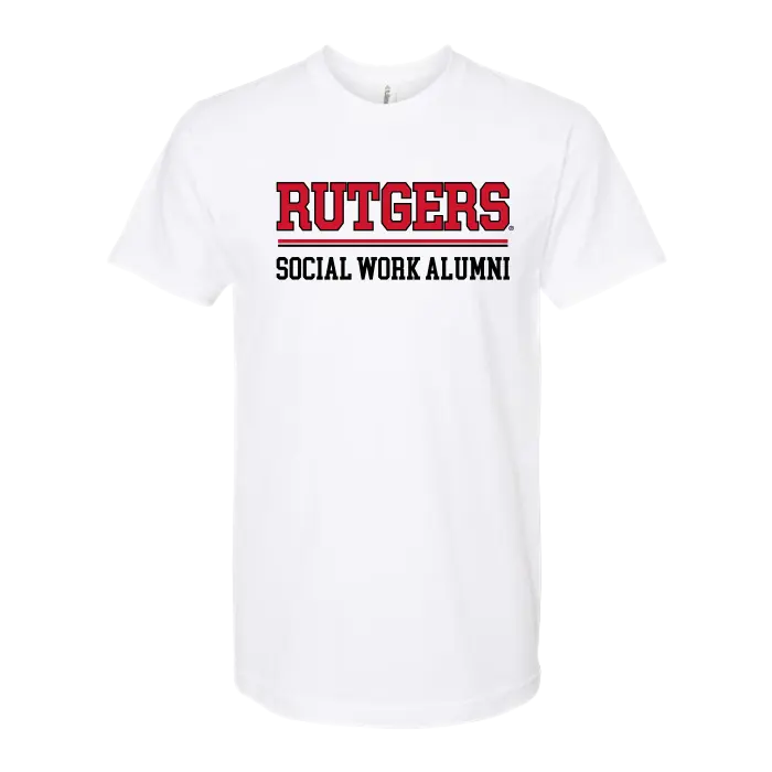 Alumni Short Sleeve Fine Jersey T-Shirt Rutgers SSW