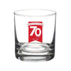 70th Anniversary of Nursing Heavy Base Whiskey Rocks Glasses Rutgers School of Nursing