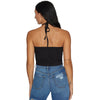 Rutgers Black Halter Top lojobands