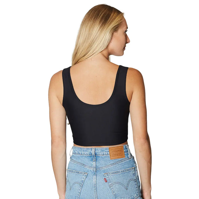 Rutgers Black Crop Tank Top lojobands