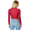 Rutgers Red Mock Neck Top lojobands