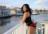Rutgers Striped Bikini Inspirit Leisure