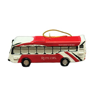 Rutgers Bus Christmas Ornament Knight & Day Apparel