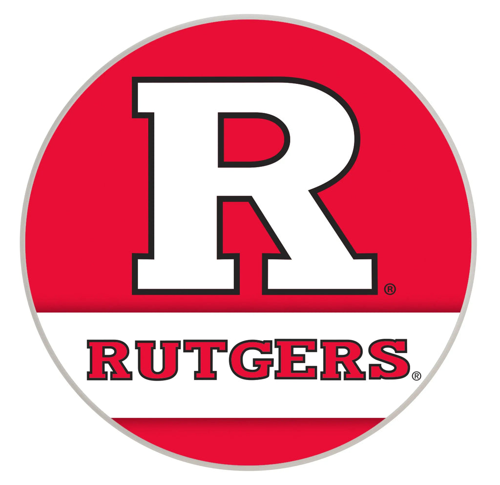 Rutgers Scarlet Knights Officially Licensed Paper Coasters (4-Pack) - Vibrant, Furniture-Safe Design R & R INC.