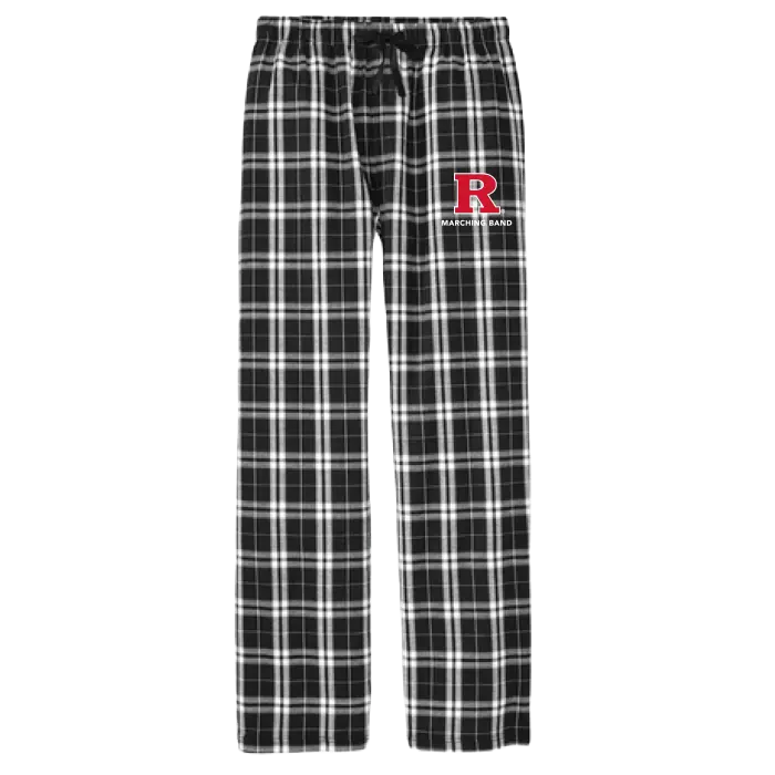 Marching Band District Flannel Plaid Pant Rutgers Marching Band