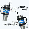 Rutgers 40oz Tumbler Scarlet GameTime Sidekicks