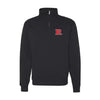 Rutgers Block R Quarter Zip Knight & Day Apparel
