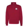 Rutgers Block R Quarter Zip Knight & Day Apparel