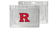 Rutgers Clear View ID Holder - Collegiate Badge Protection R & R INC.