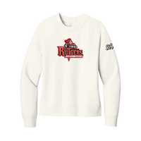 Rutgers Retro Knight Curve Women's Crew Fleece Retro