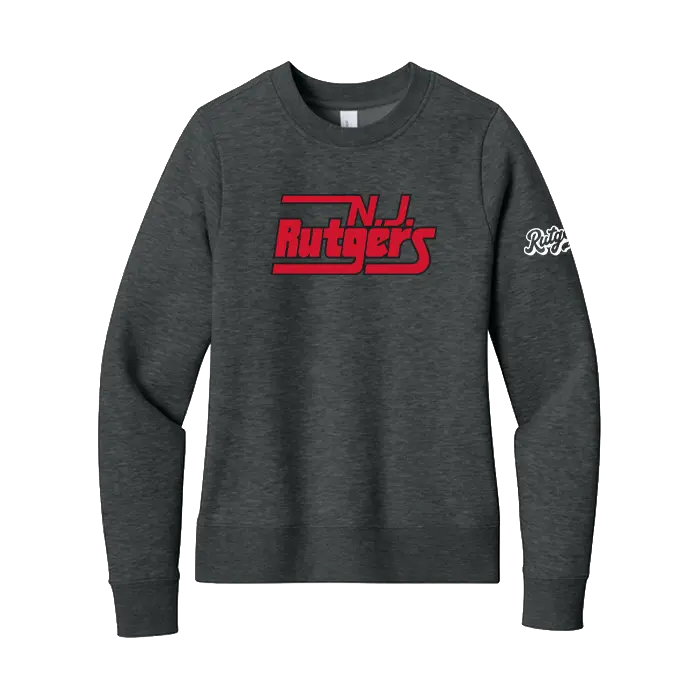 Rutgers Retro NJ Rutgers Women's Crew Fleece Retro