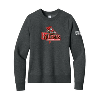 Rutgers Retro Knight Curve Women's Crew Fleece Retro
