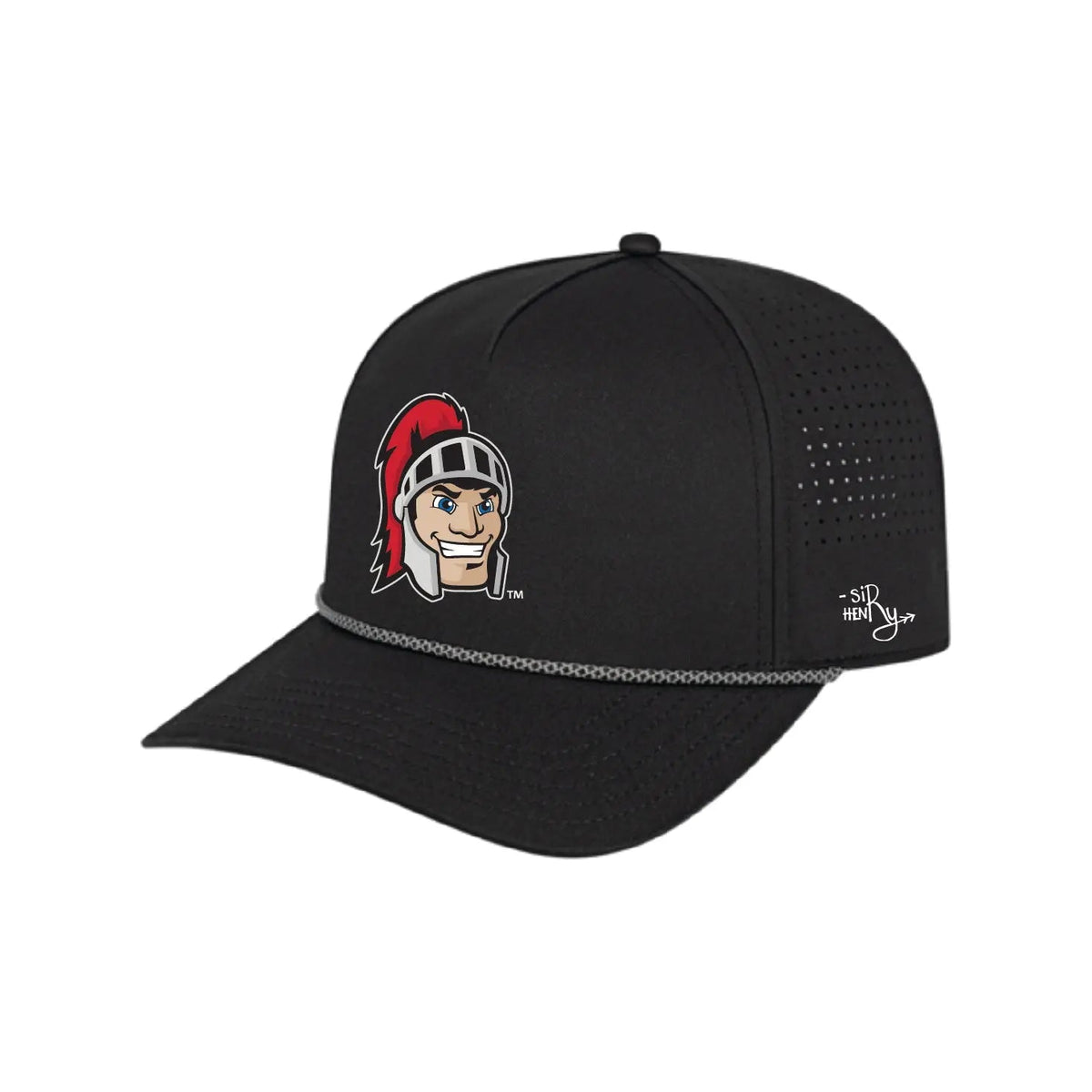 Sir Henry Perforated Rope Cap  Headwear