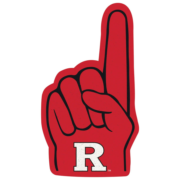 Rutgers Scarlet Knights - RealBig Foam Finger Collection - Official NCAA - Reusable Vinyl Wall Decals Fathead